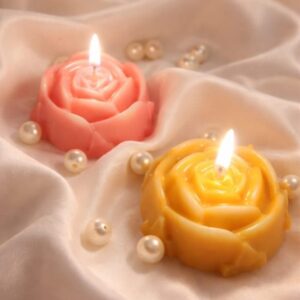 scented rose candle