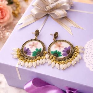 resin earring 3
