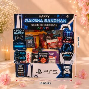 PS5 Rakhi Hamper | Premium Gaming Gift Box for Brother