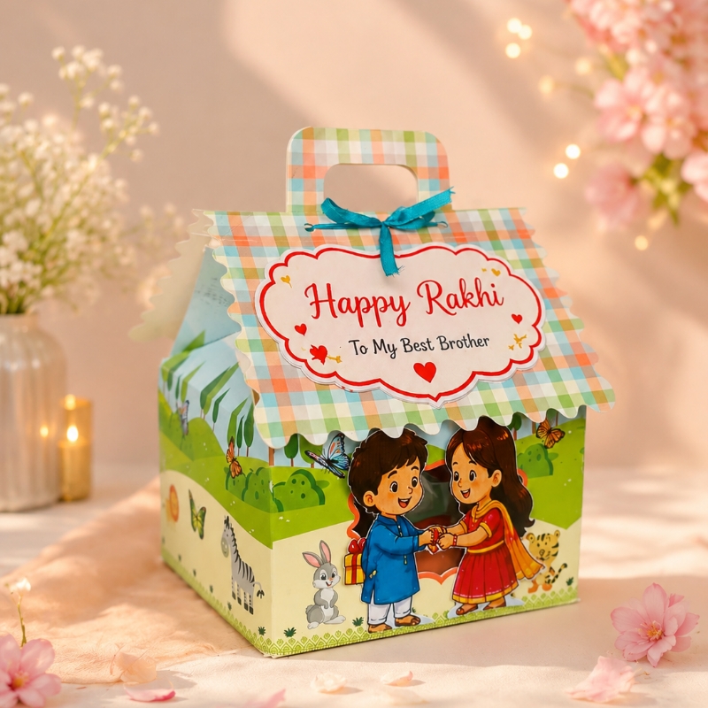 Kids Rakhi Hamper | Cute Raksha Bandhan Gift Box - Image 2