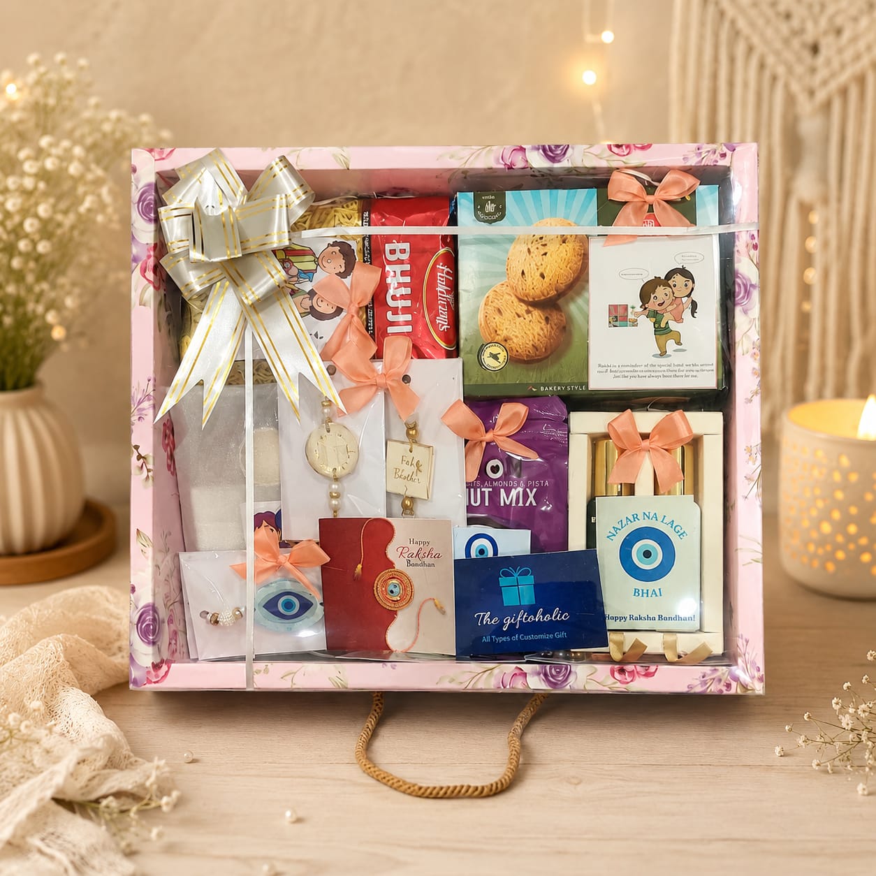 Royal Family Rakhi Hamper | Bhai, Bhabhi & Kids